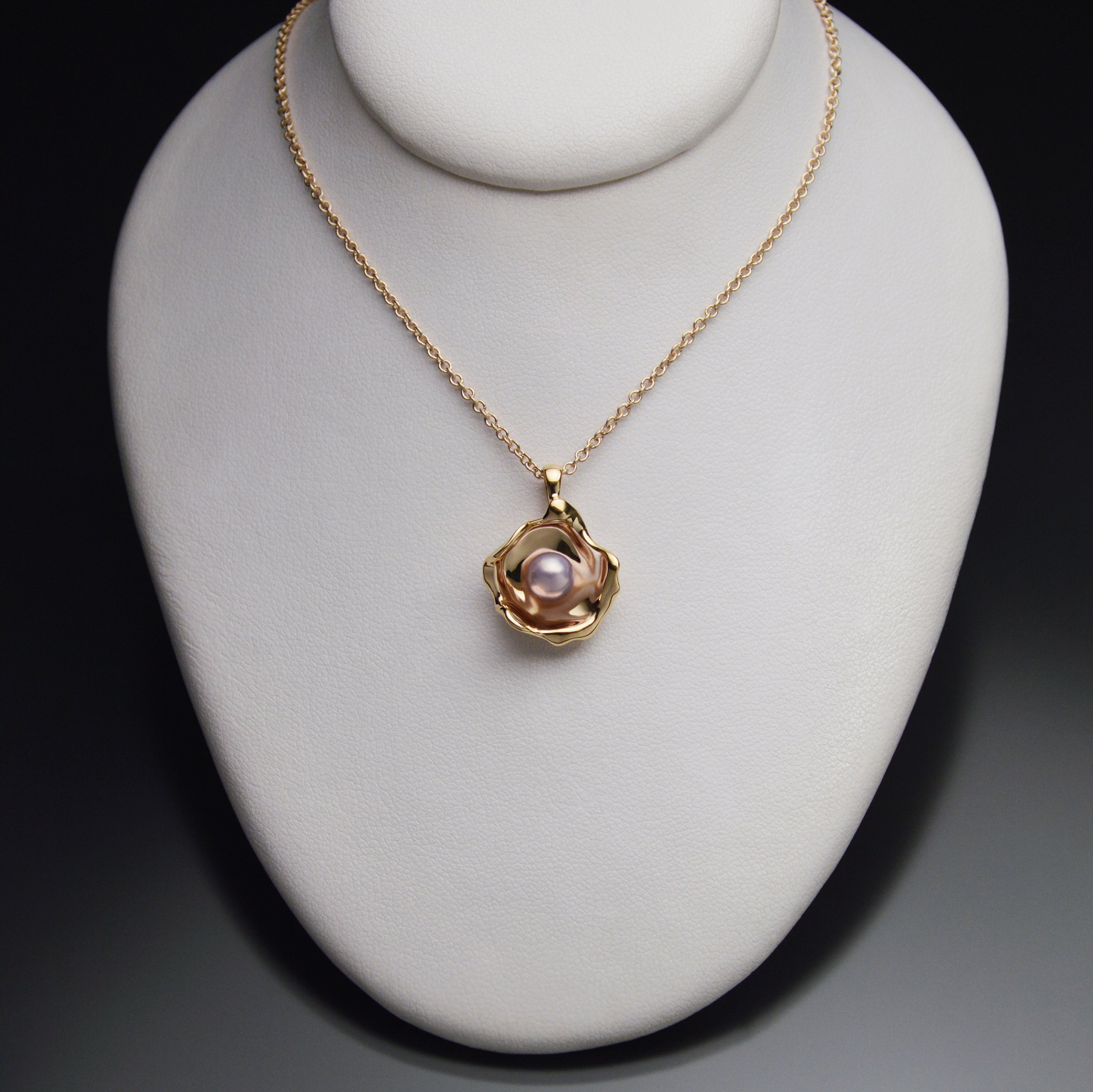 Gold Chia Watercast Pendant