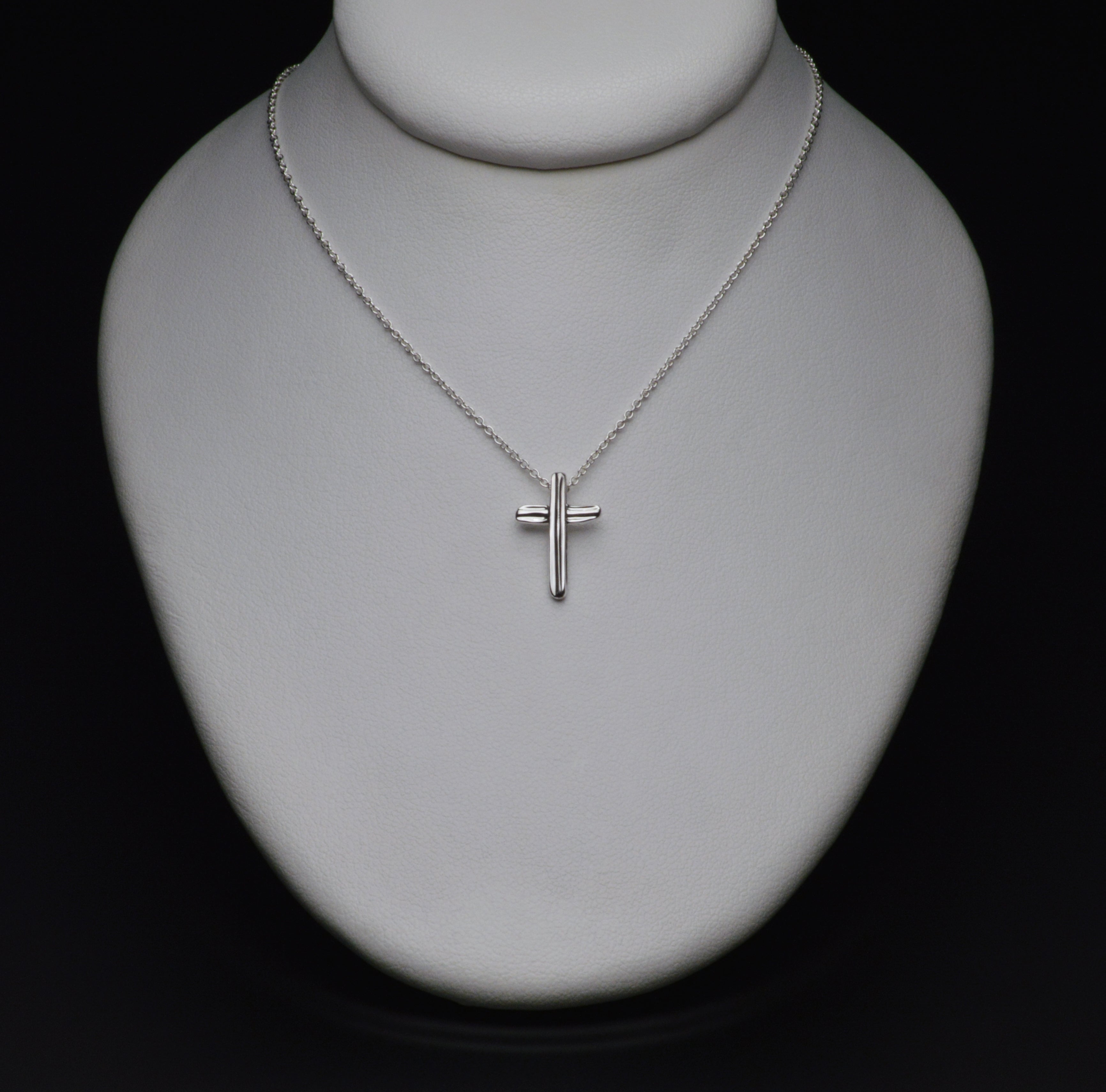 Angel Hair IV Strawcast Cross Pendant