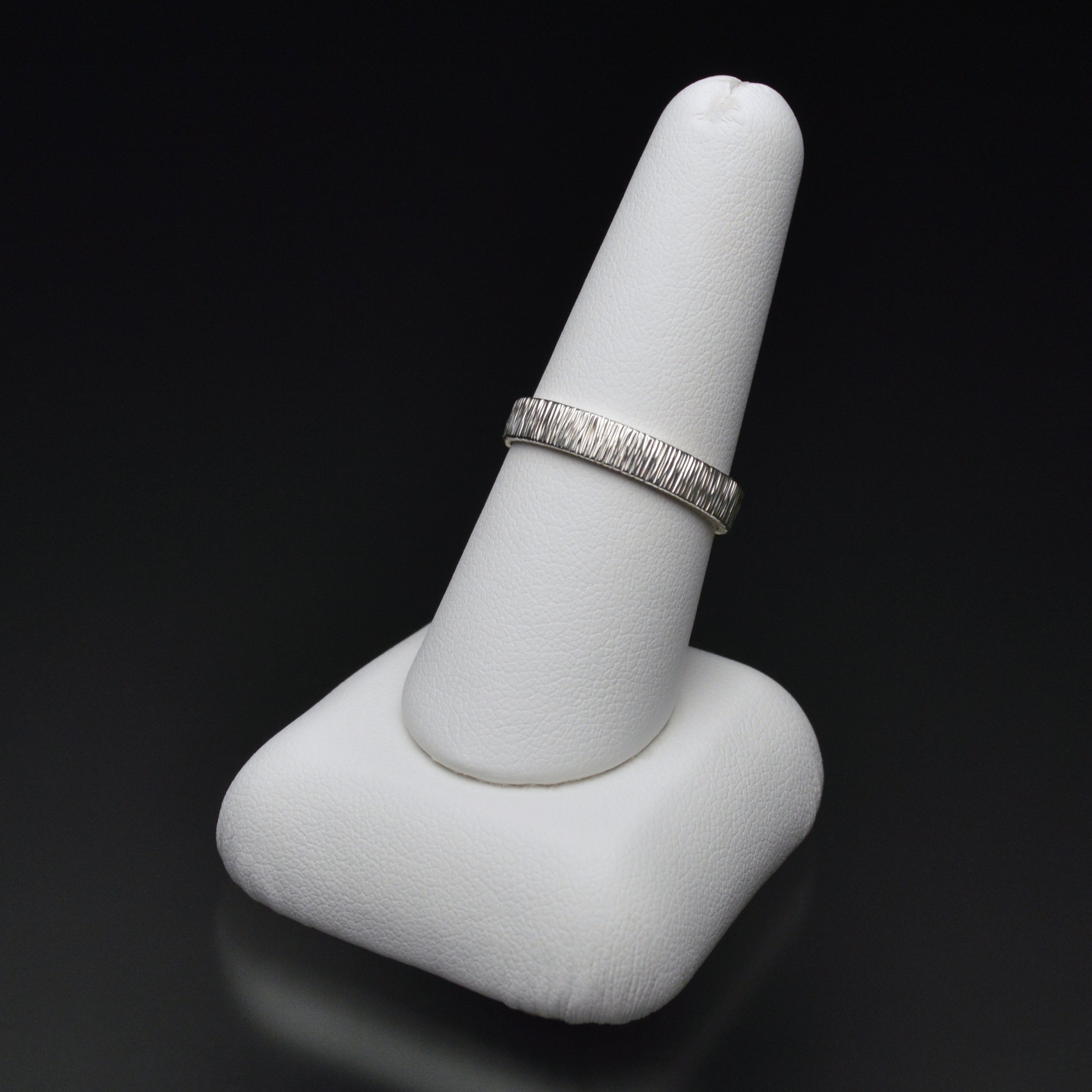 Bark Texture Band Ring