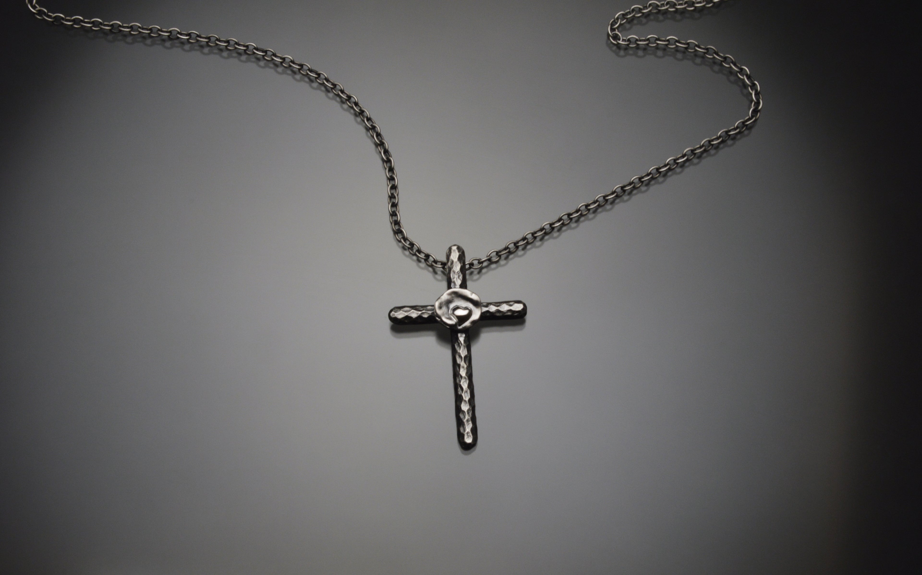 Sardara Watercast Cross Pendant