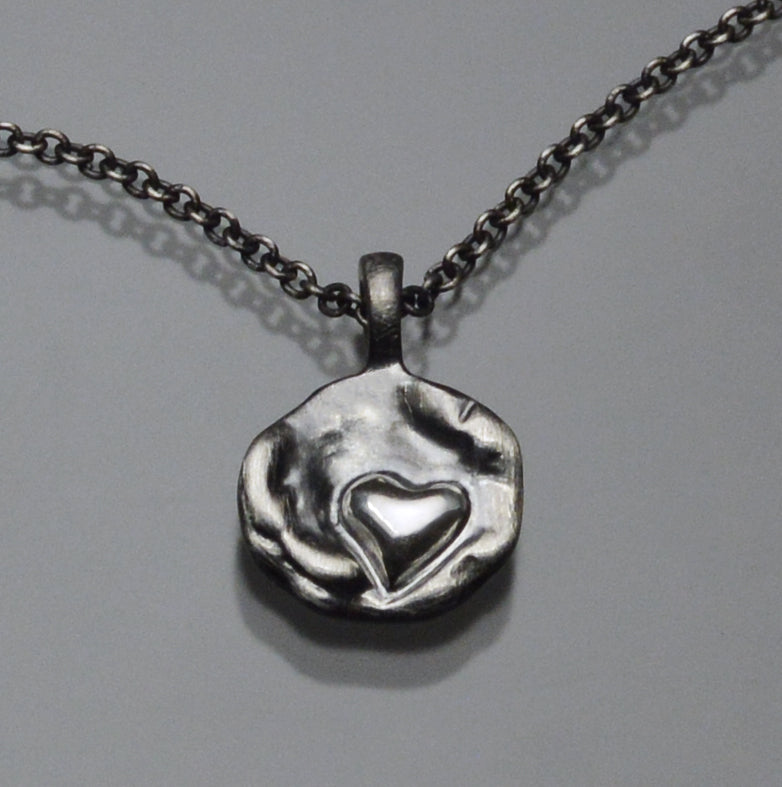 Sardara Watercast Heart Pendant