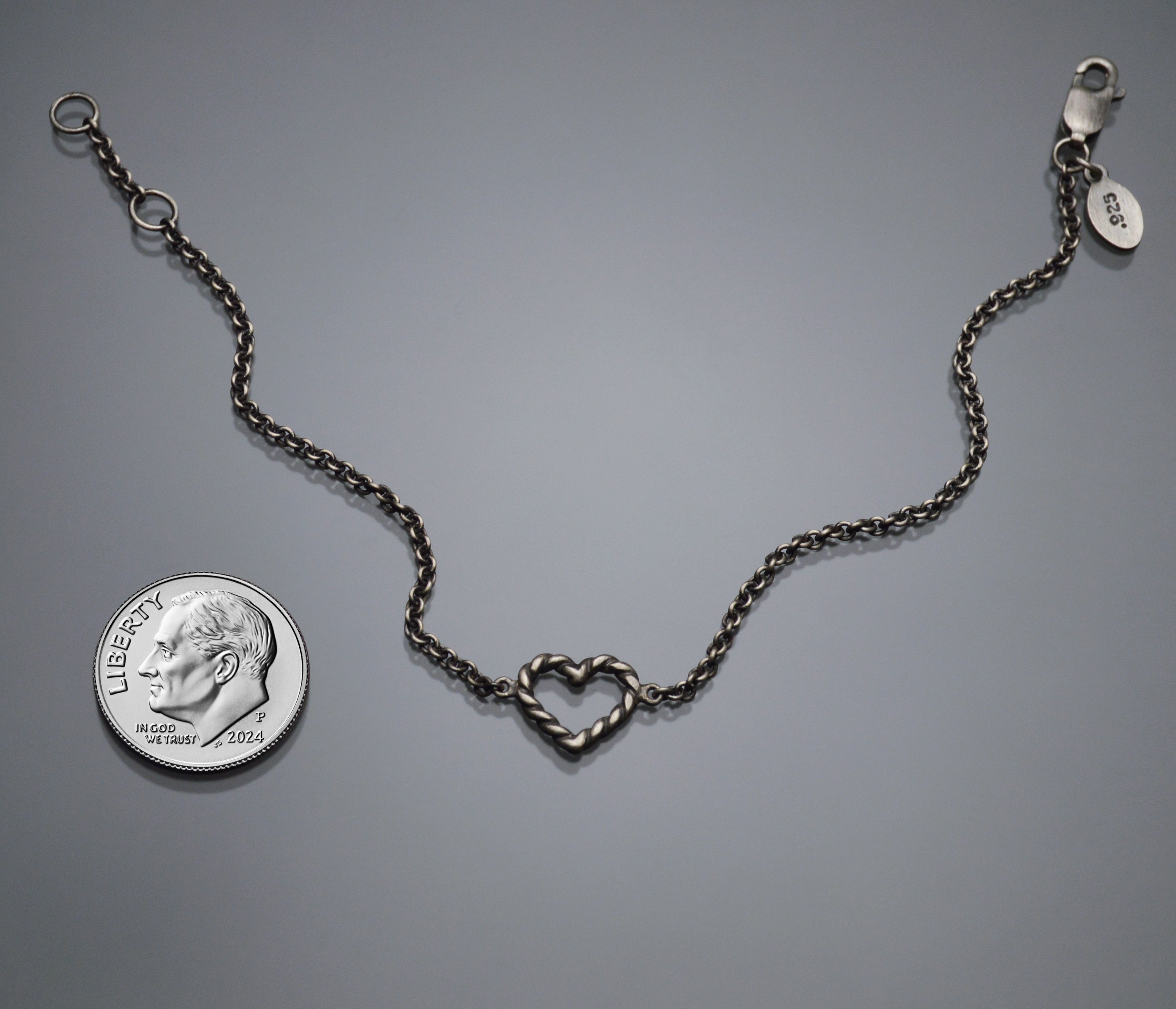 Twisted Heart Bracelet