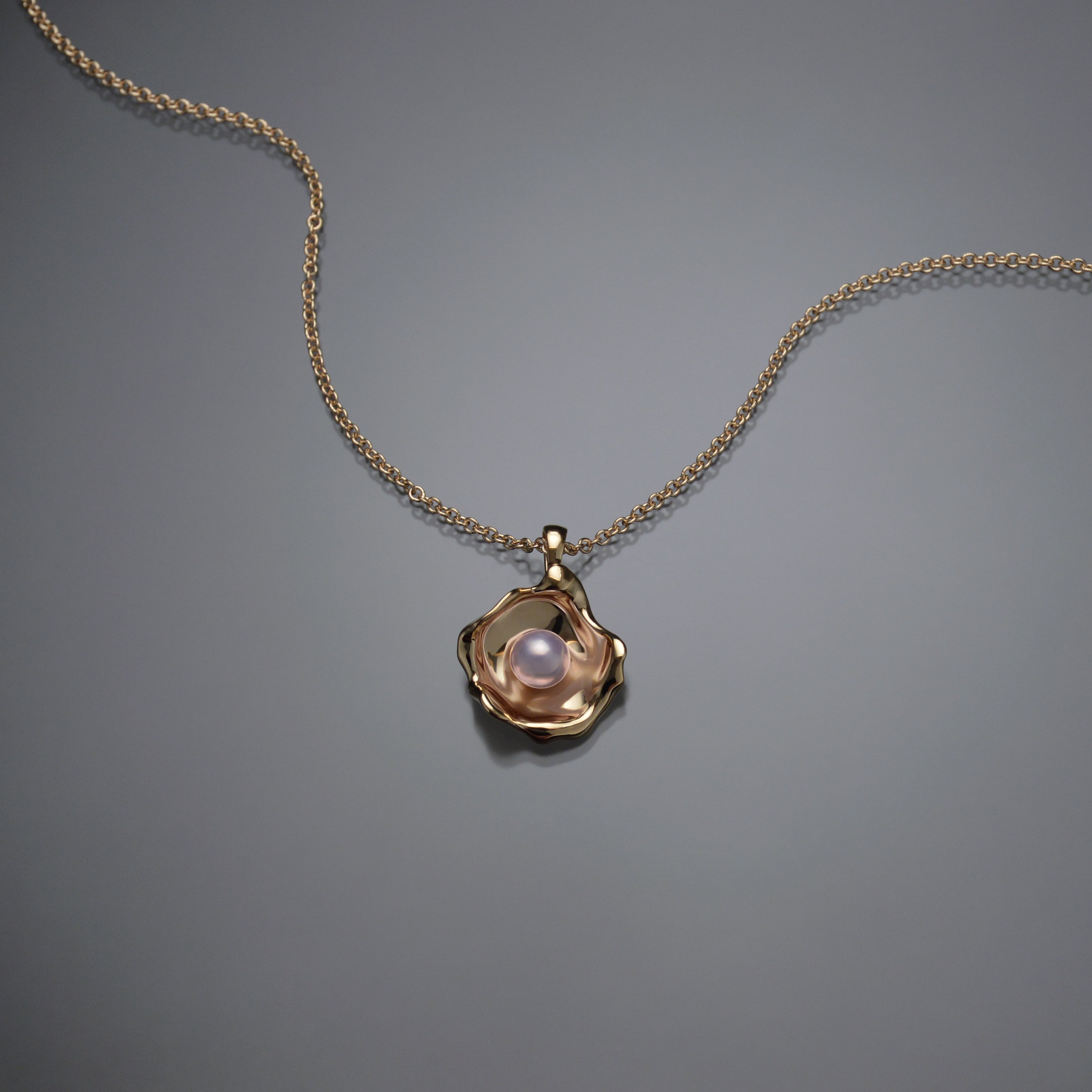 Gold Chia Watercast Pendant