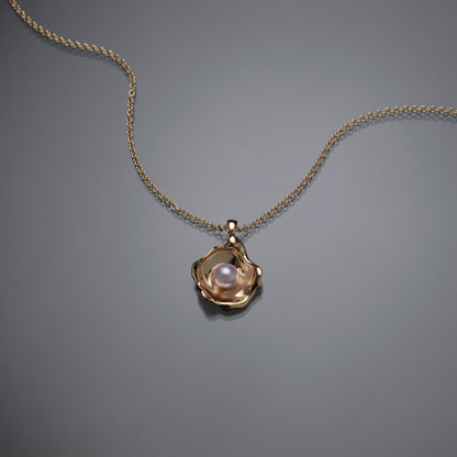 Gold Chia Watercast Pendant