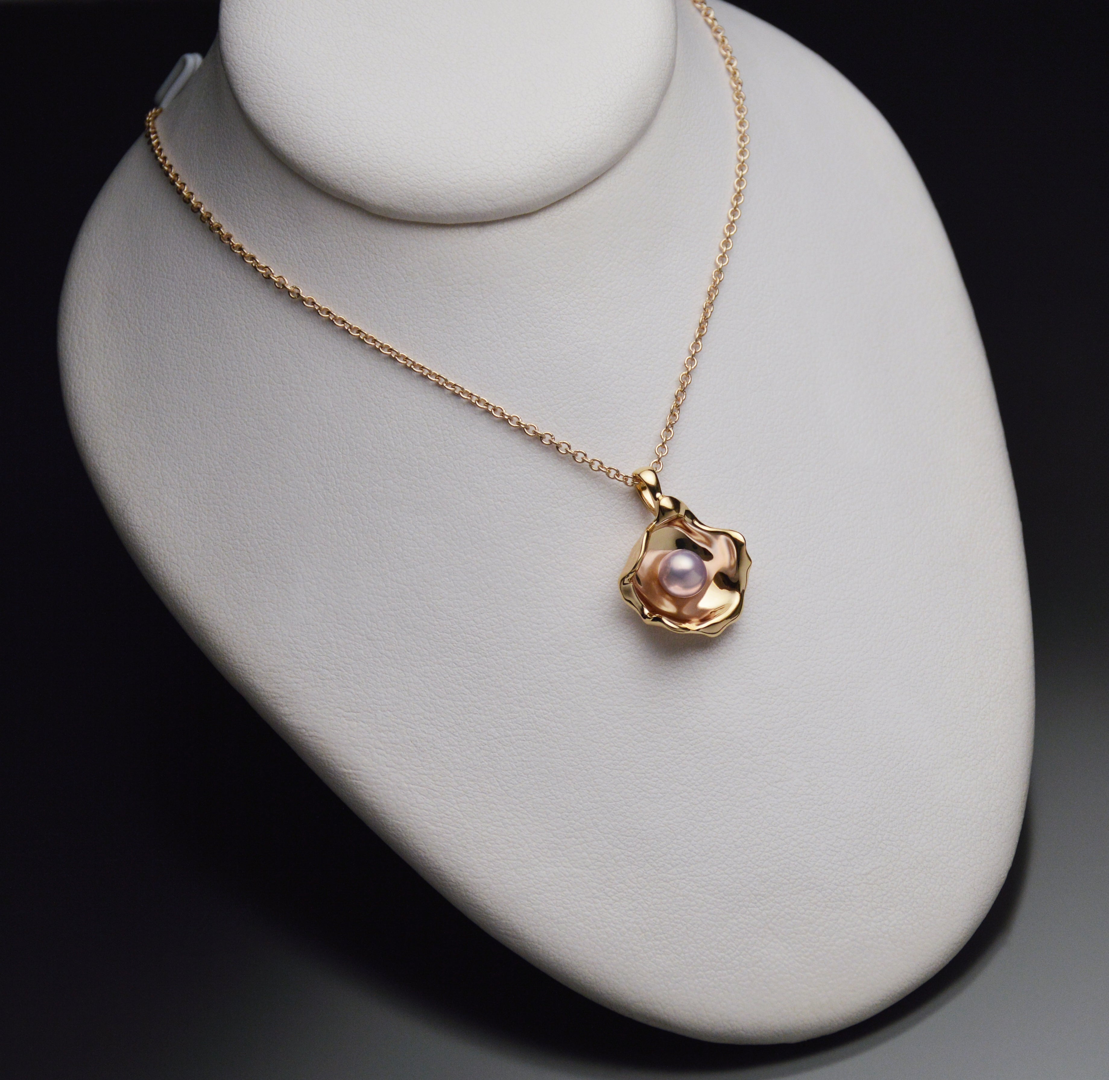 Gold Chia Watercast Pendant