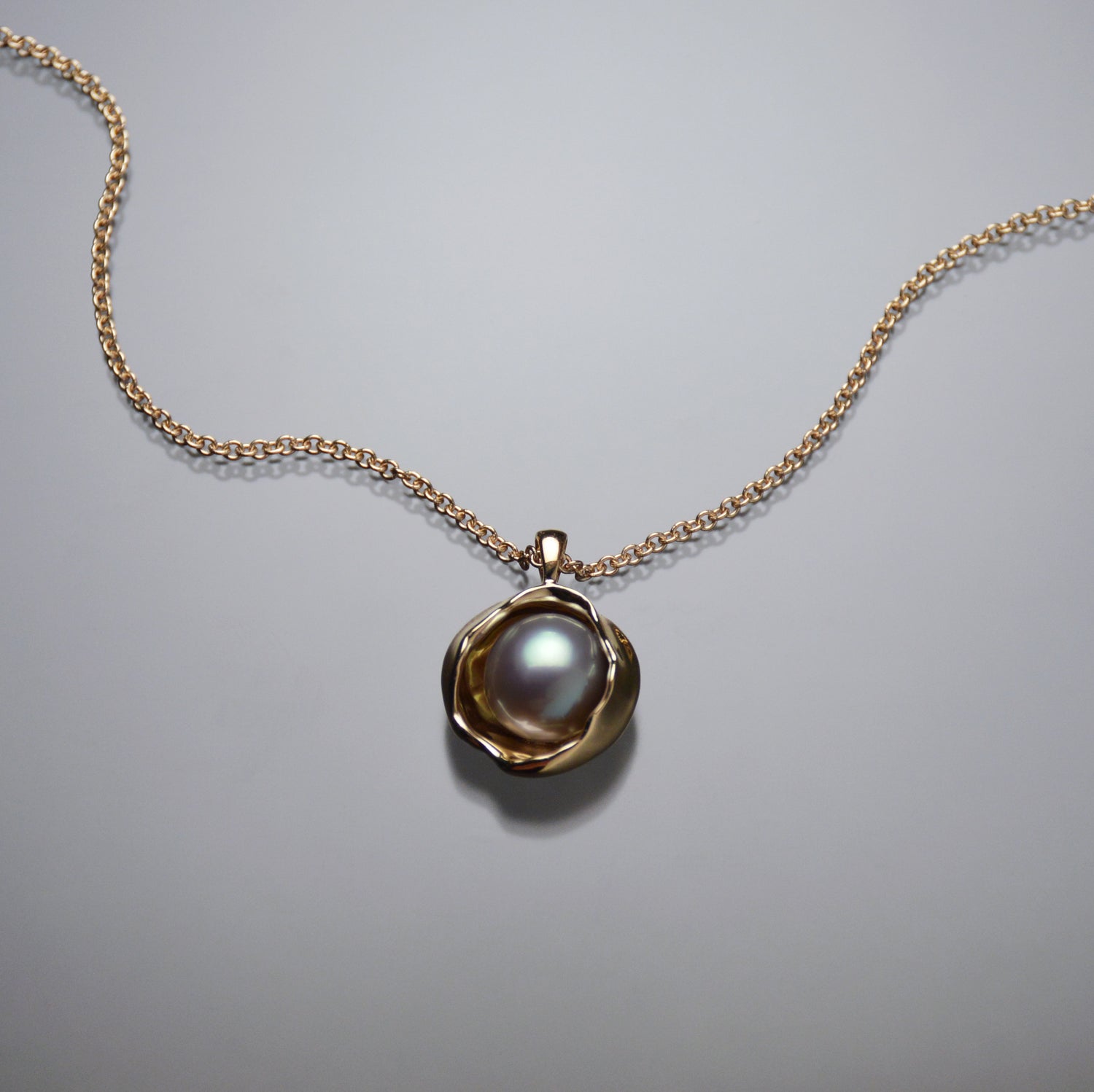 Gold Juno Watercast Pendant