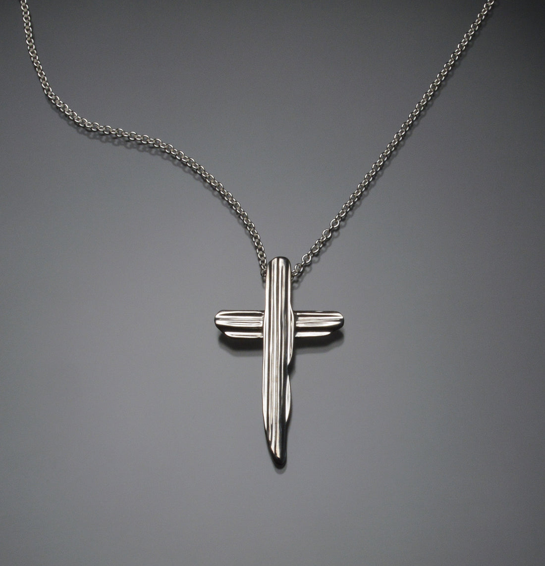 Angel Hair II Strawcast Cross Pendant