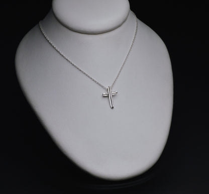 Angel Hair IV Strawcast Cross Pendant