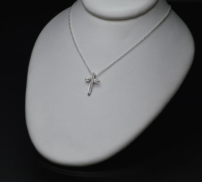 Angel Hair IV Strawcast Cross Pendant