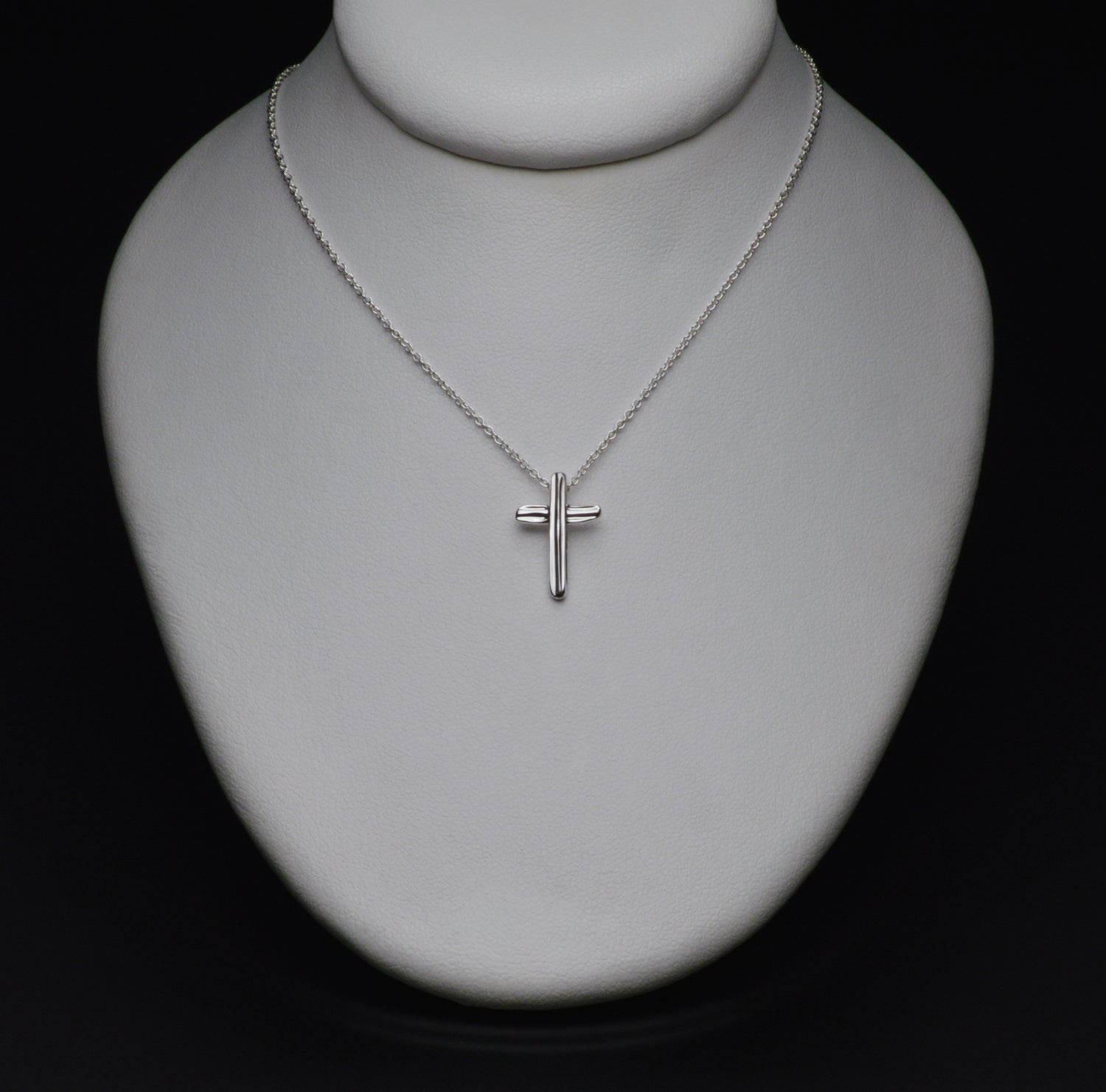 Angel Hair IV Strawcast Cross Pendant