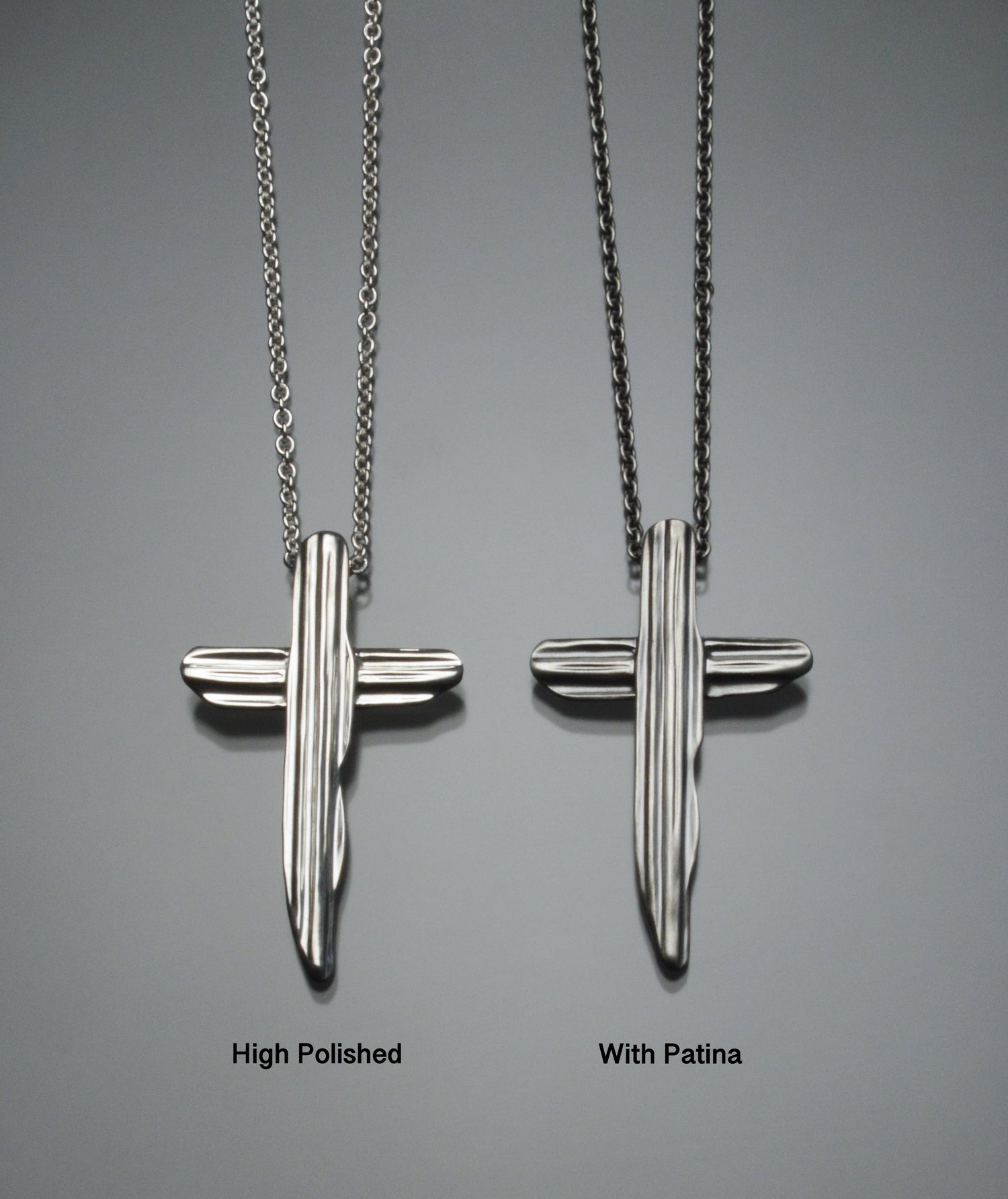 Angel Hair II Strawcast Cross Pendant