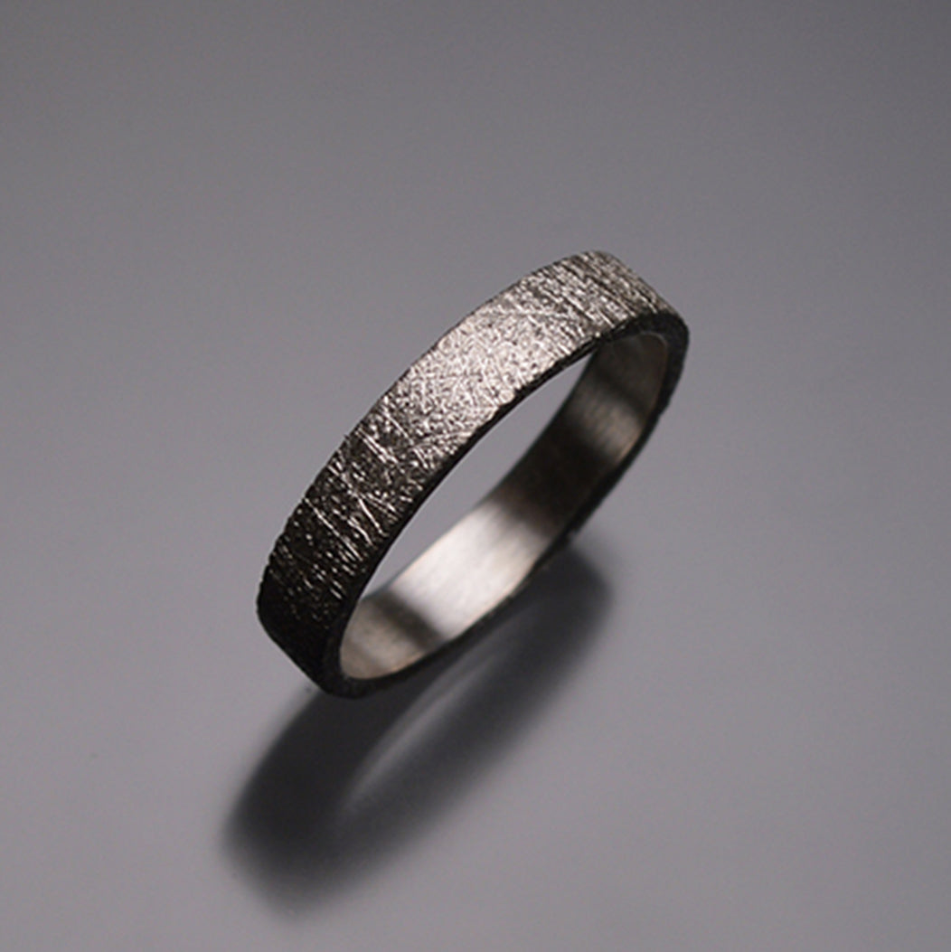 Ice Finish Band Ring