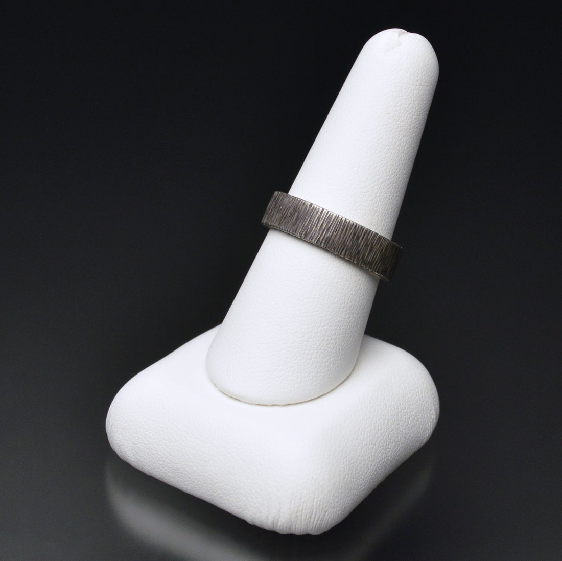 Bark Texture Band Ring