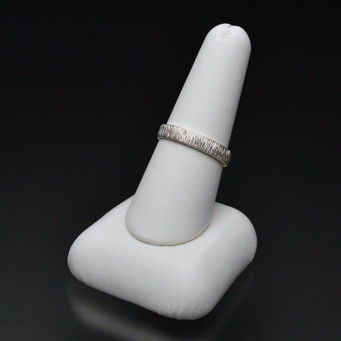 Bark Texture Band Ring