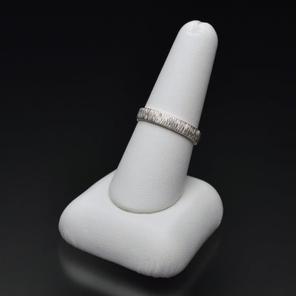 Bark Texture Band Ring