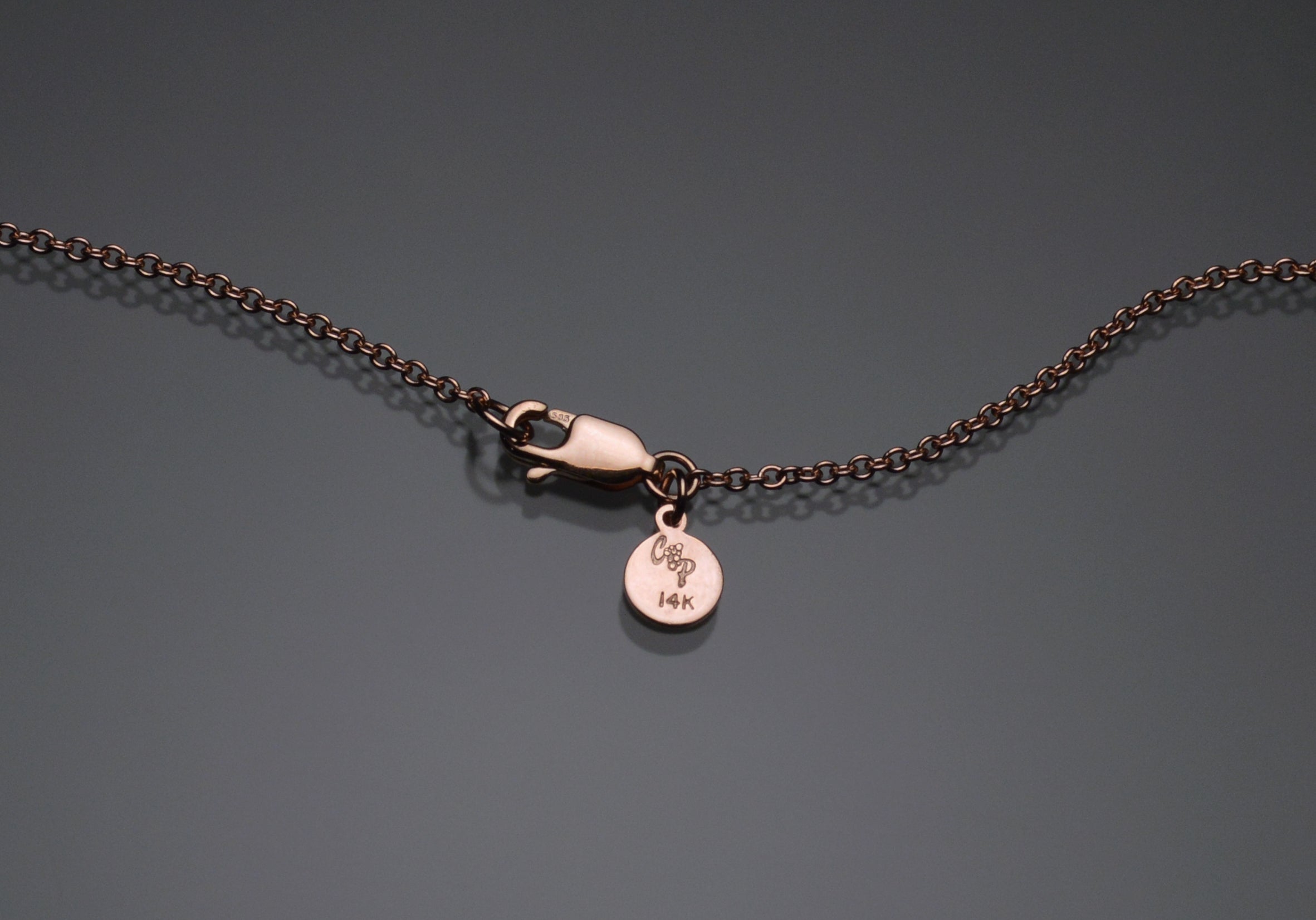 Gold Railay Watercast Pendant with Stone Accent