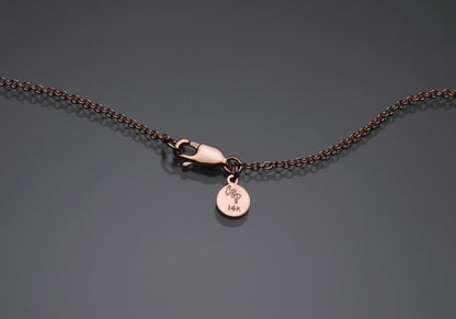 Gold Railay Watercast Pendant with Stone Accent