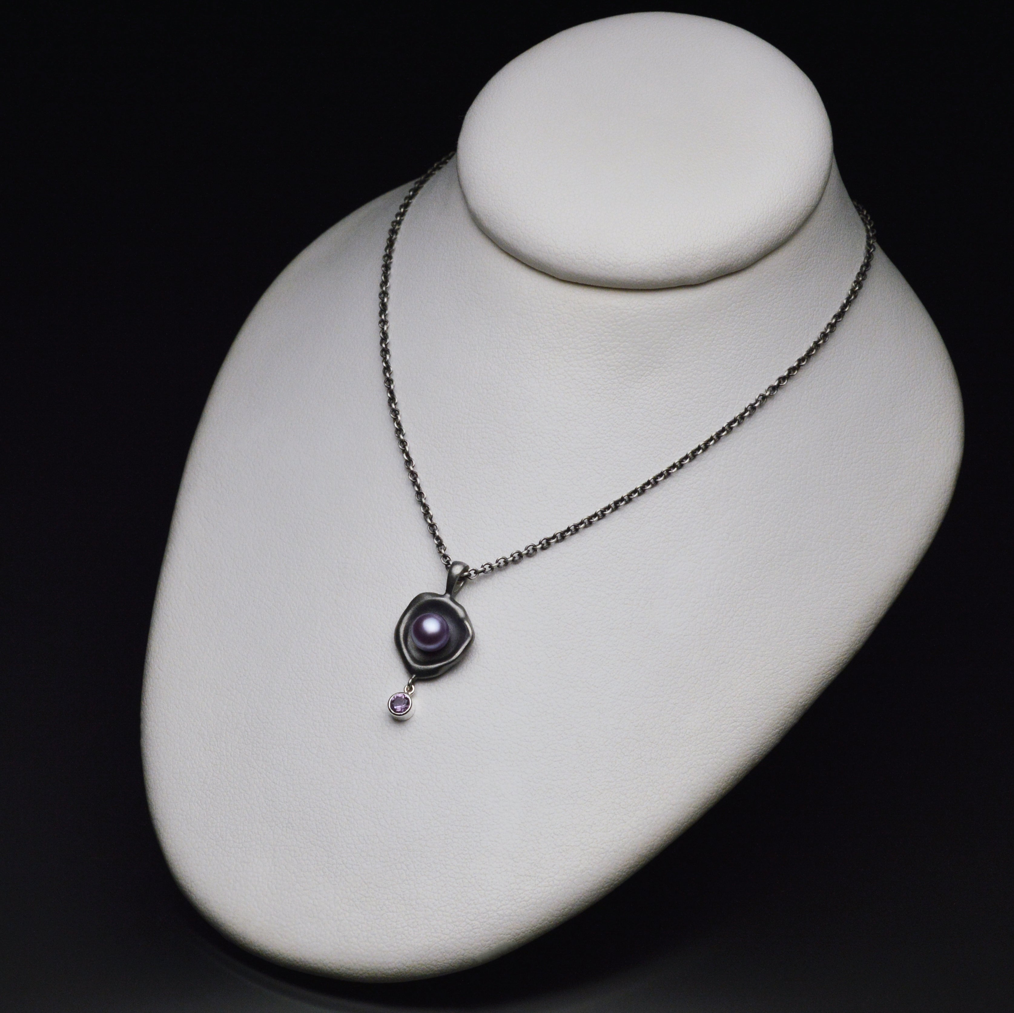 Makena Watercast Pendant with Stone Accent