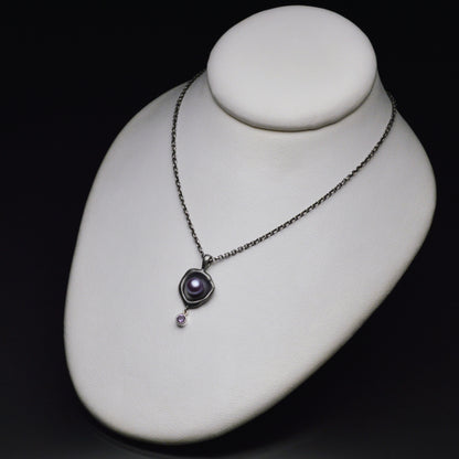 Makena Watercast Pendant with Stone Accent