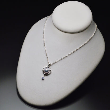 Makena Watercast Pendant with Stone Accent