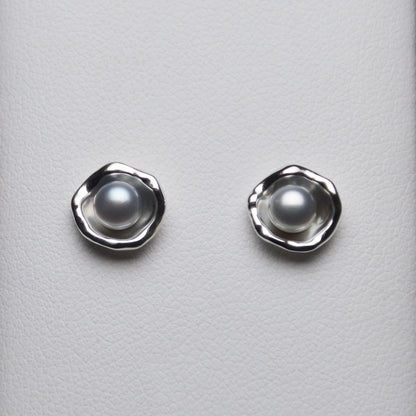 Sanibel Watercast Earrings w/ Pearl