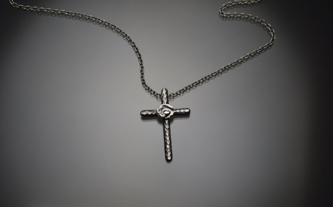 Sardara Watercast Cross Pendant
