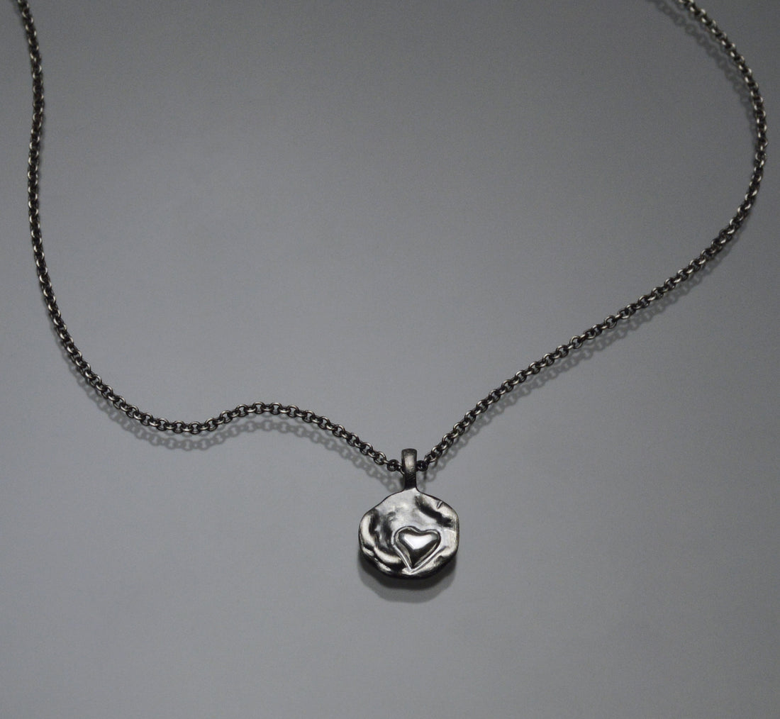 Sardara Watercast Heart Pendant