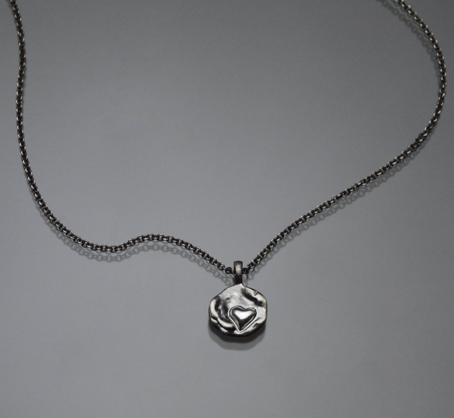 Sardara Watercast Heart Pendant