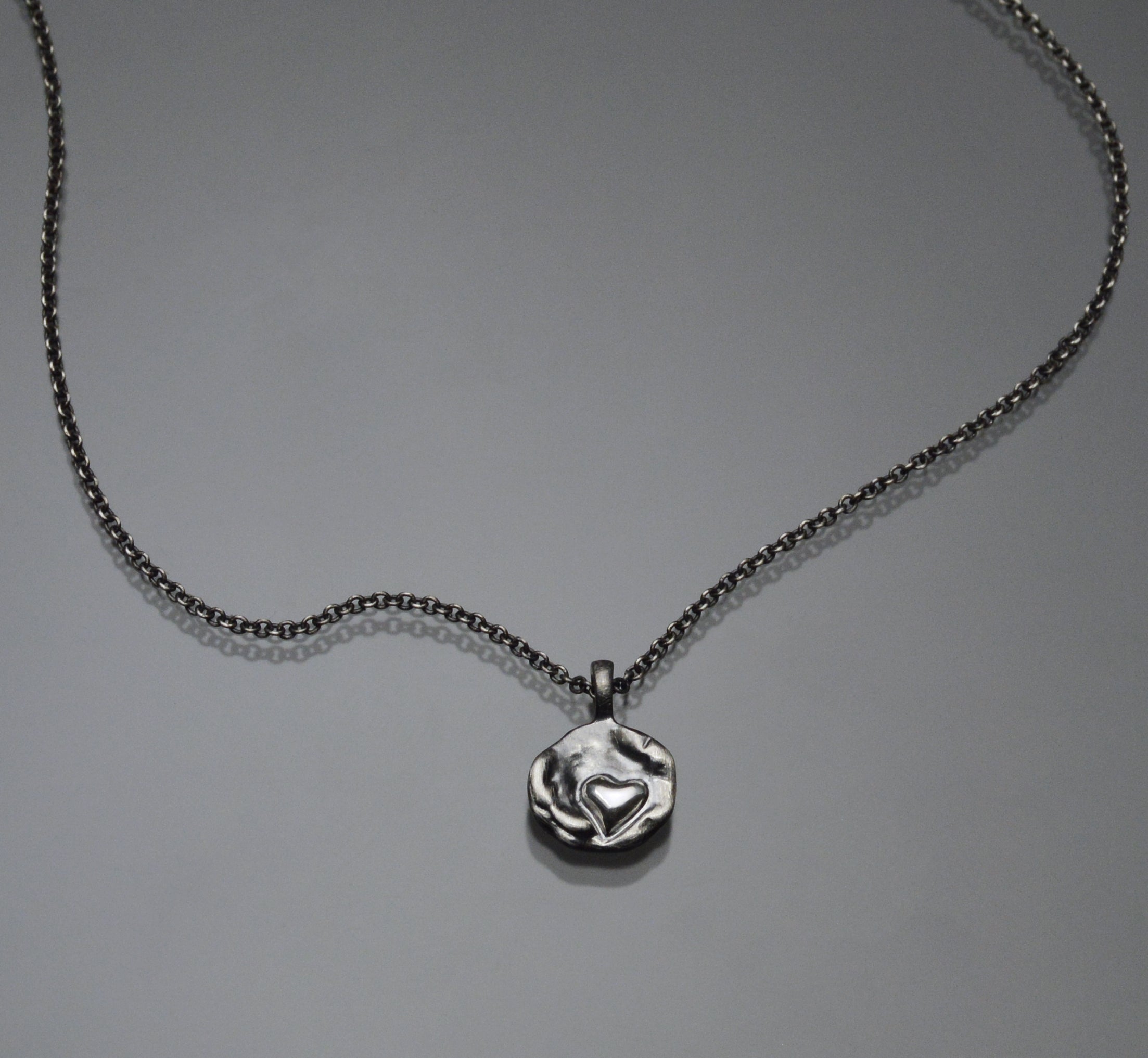 Sardara Watercast Heart Pendant