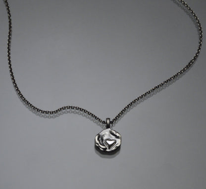 Sardara Watercast Heart Pendant