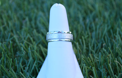 Ice Finish Band Ring