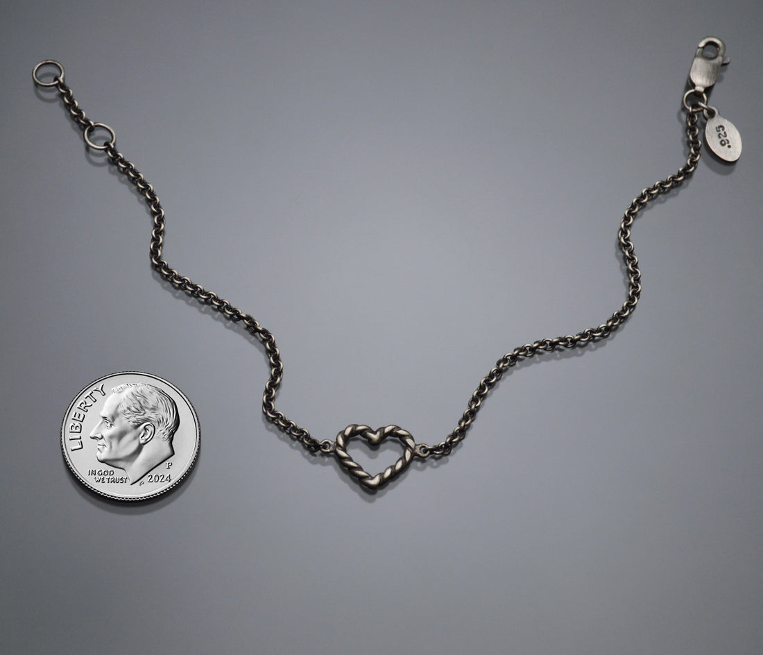 Twisted Heart Bracelet