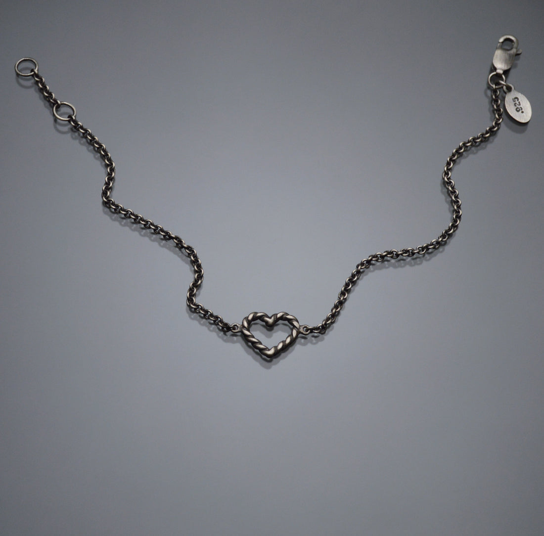Twisted Heart Bracelet