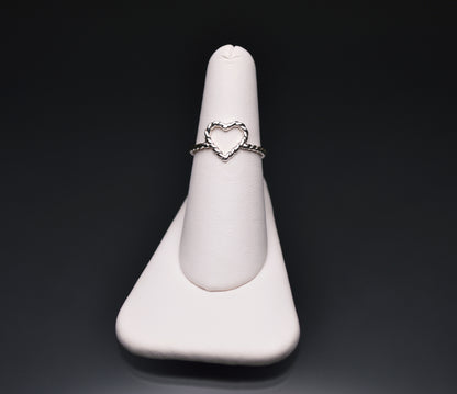 Twisted Heart Ring