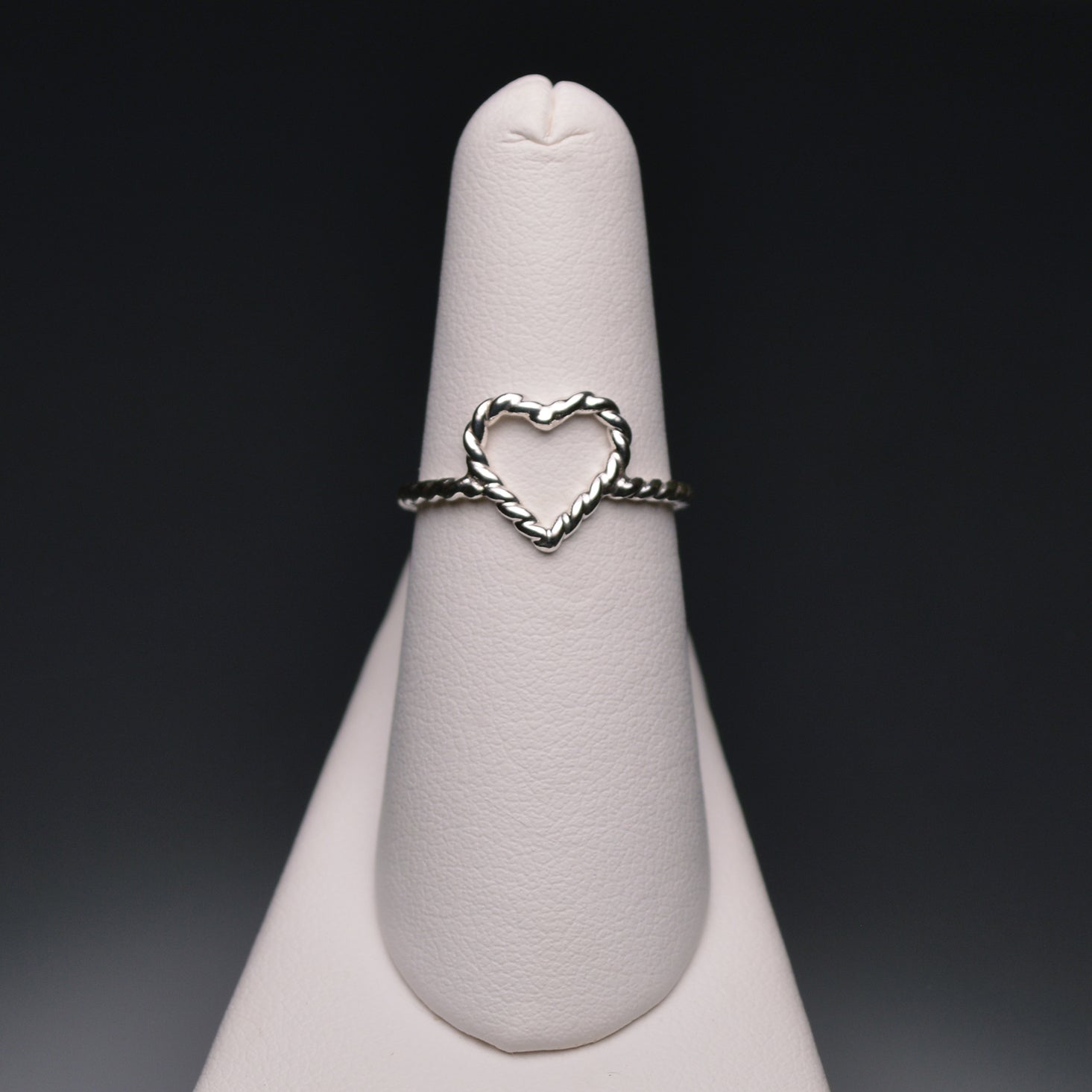 Twisted Heart Ring