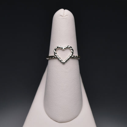 Twisted Heart Ring